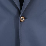 Giacca sfoderata in nylon blu notte bottoni