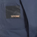 Giacca sfoderata in nylon blu notte brand