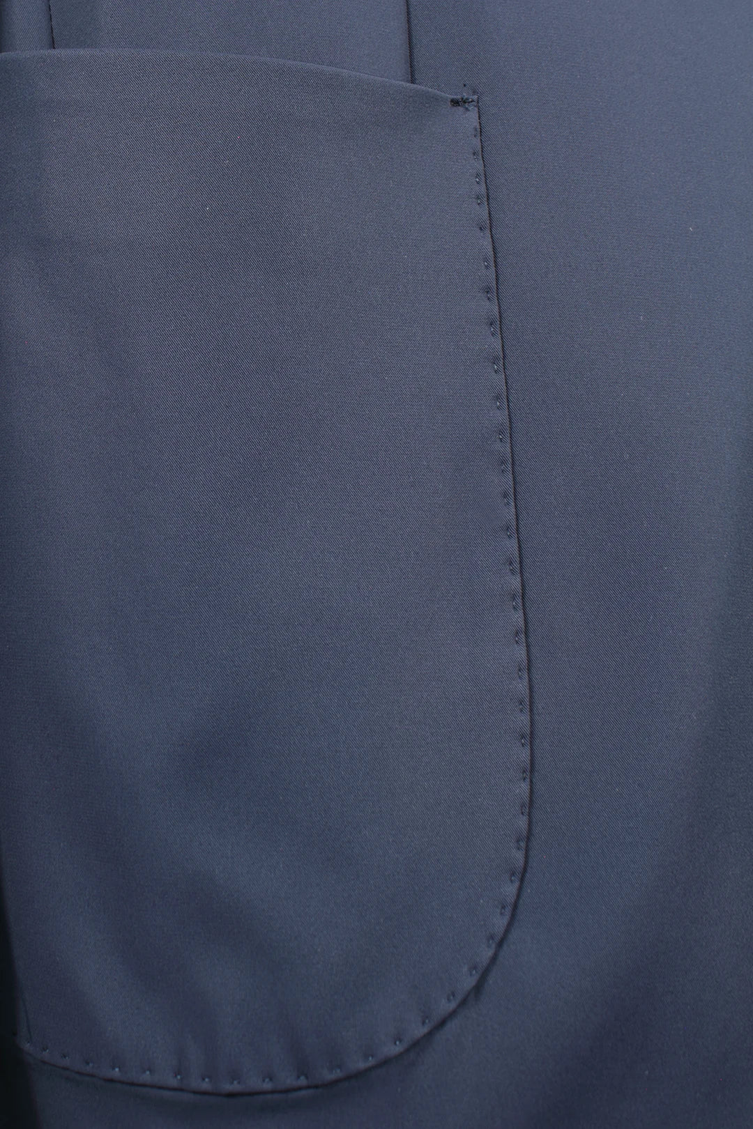 Giacca sfoderata in nylon blu notte tasca
