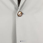 Giacca sfoderata in nylon greige bottone
