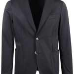 Giacca sfoderata in nylon nero