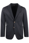 Giacca sfoderata in nylon nero