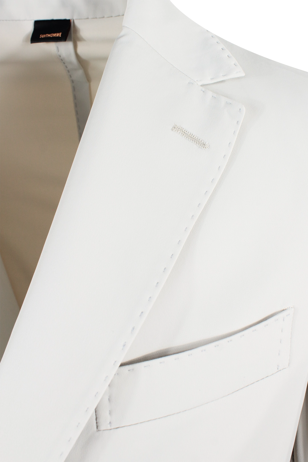 Giacca sfoderata in nylon sabbia rever