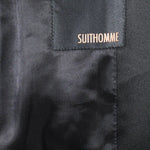 Giacca smoking in velluto martellato nero brand