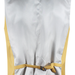 Gilet doppiopetto in lana senape retro