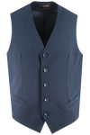 Gilet in jersey blu