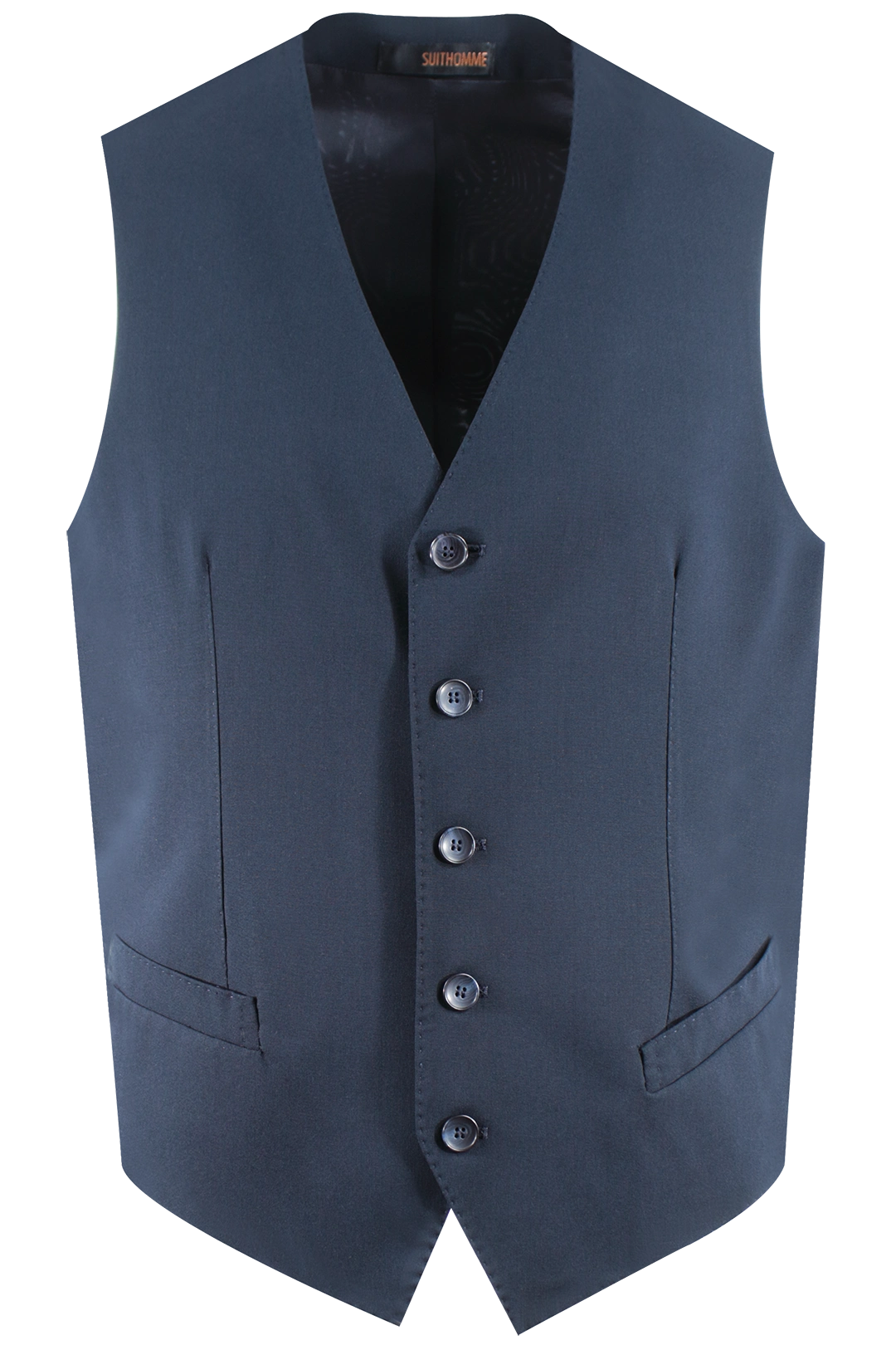 Gilet in jersey blu