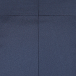 Pantalone con cinta e fibbie laterali in lana blu tessuto