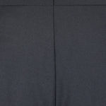 Pantalone con cinta e fibbie laterali in lana nera tessuto