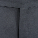 Pantalone con cinta sartoriale in crêpe di lana nera patta