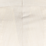 Pantalone con fibbie laterali in fresco lana sabbia tessuto