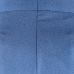 Pantalone con fibbie laterali in jersey blu tessuto
