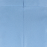 Pantalone con fibbie laterali in jersey celeste tessuto