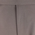 Pantalone con fibbie laterali in jersey greige patta