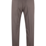 Pantalone con fibbie laterali in jersey greige retro