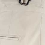 Pantalone con fibbie laterali in jersey sabbia fibbia