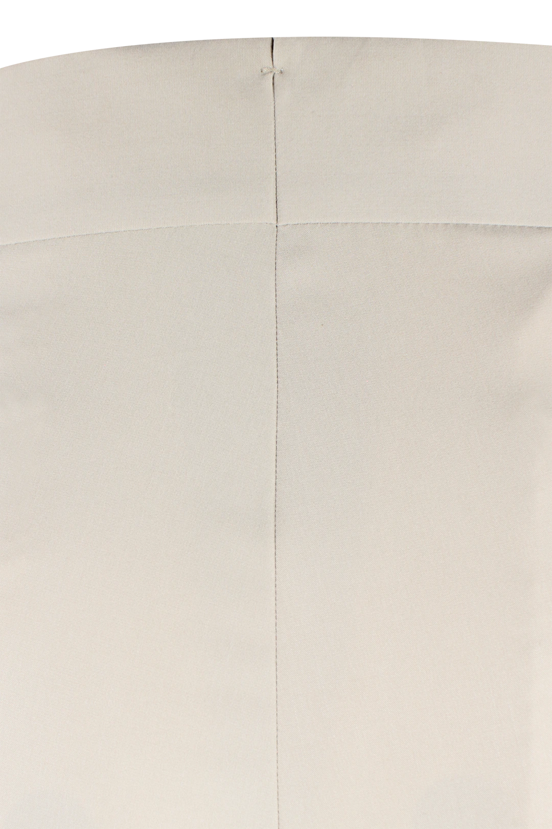 Pantalone con fibbie laterali in jersey sabbia tessuto
