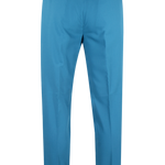 Pantalone con fibbie laterali in jersey turchese retro