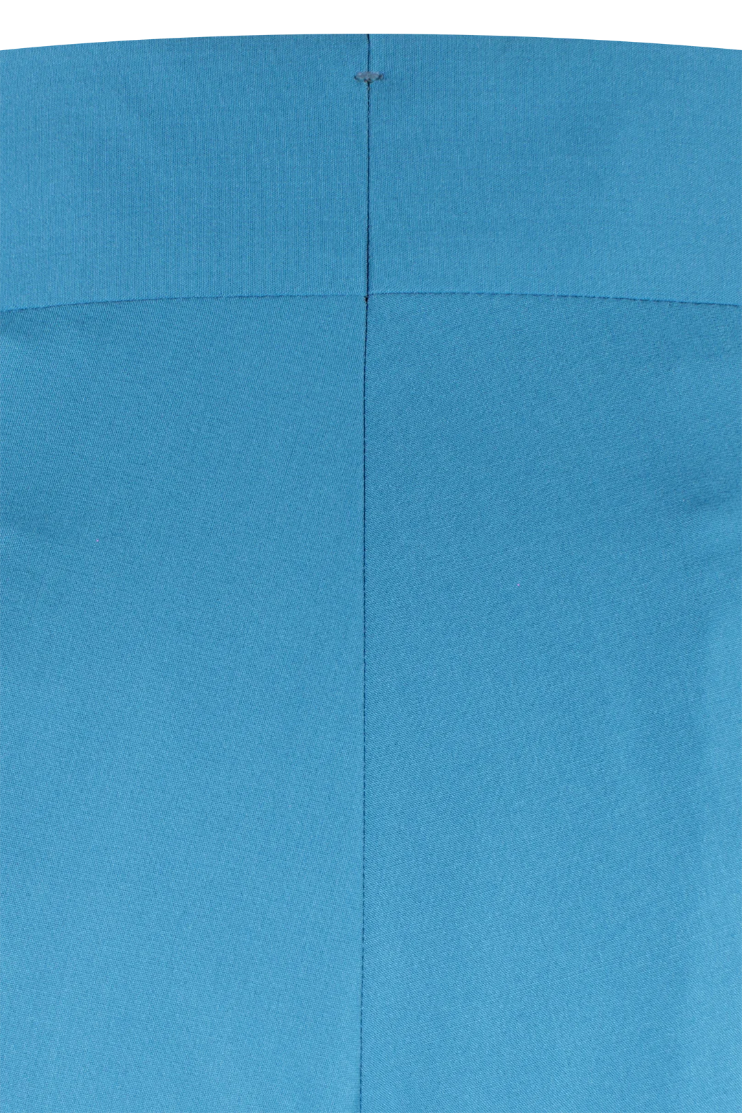 Pantalone con fibbie laterali in jersey turchese tessuto