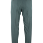 Pantalone con fibbie laterali in jersey verde retro
