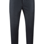 Pantalone con fibbie laterali in lana antracite