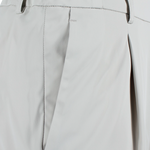 Pantalone con pince in jersey beige tasca