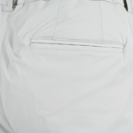 Pantalone con pince in jersey beige taschino