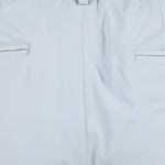 Pantalone con pince in jersey grigio perla tessuto