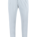 Pantalone con pince in jersey grigio perla