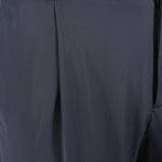 Pantalone con pince in jersey nero pince