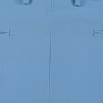 Pantalone con una pince celeste tessuto