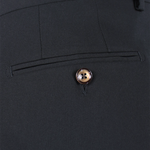 Pantalone con una pince nero tasca