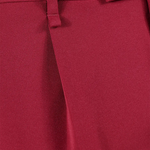 Pantalone con una pince rosso amaranto pince