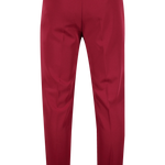 Pantalone con una pince rosso amaranto retro