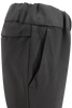 Pantalone elastico in vita in jersey nero lato