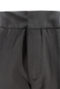 Carica l&#39;immagine nel visualizzatore Galleria, Pantalone elastico in vita in jersey nero patta