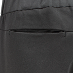 Pantalone con elastico in vita in jersey nero taschino