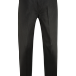 Pantalone con una pince in cotone nero retro