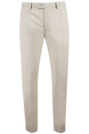 Pantalone in fresco lana beige