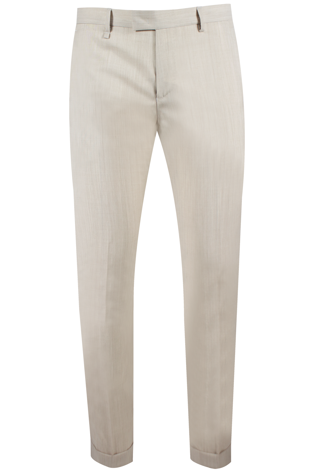 Pantalone in fresco lana beige