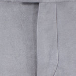 Pantalone in jersey grigio perla patta