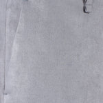 Pantalone in jersey grigio perla tasca