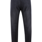 Pantalone in lana puntinata blu retro