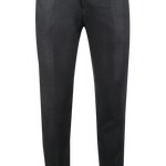 Pantalone in puro lino nero