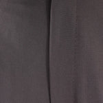 Pantalone loose fit con pince in jersey marrone patta