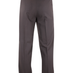 Pantalone loose fit con pince in jersey marrone retro