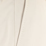 Pantalone loose fit con pince in jersey sabbia tasca