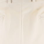 Pantalone loose fit con pince in jersey sabbia tessuto