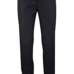 Pantalone loose fit in lana nera