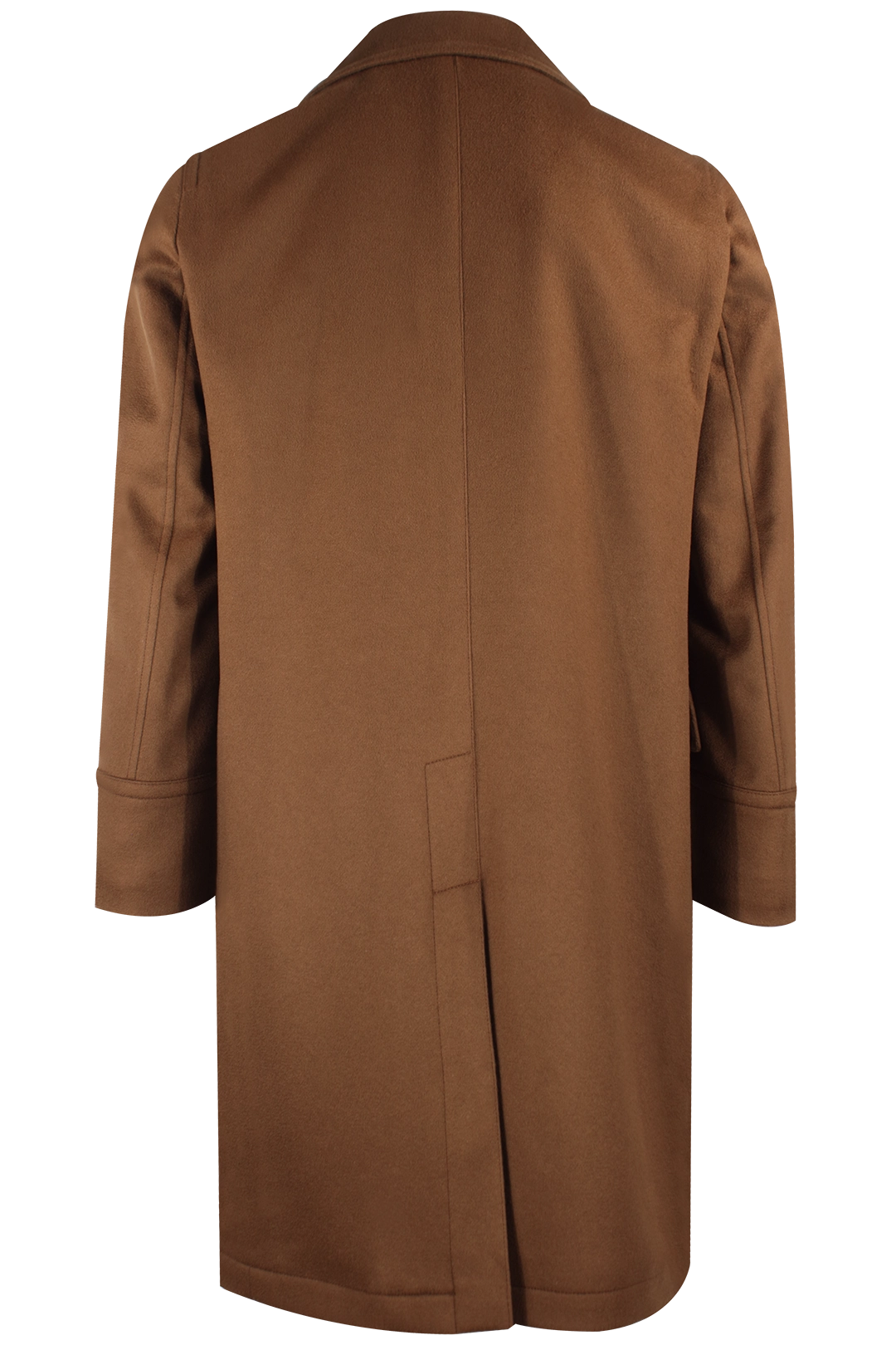 Cappotto doppiopetto in pura lana cammello retro